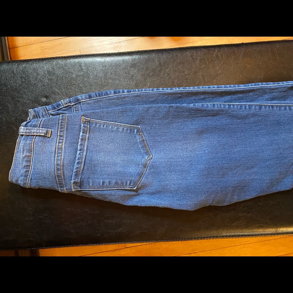 Light blue wash high rise  jeans